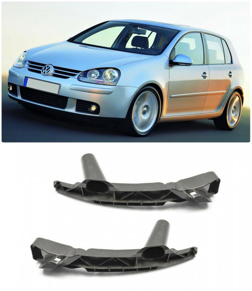 Set Suporti Bara Fata Dreapta + Stanga Sub Far Oe Volkswagen Golf 5 2003-2009 1K0807889A + 1K0807890...