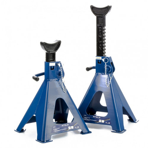Set Suporti (Capre) Autovehicule Cu Reglaj 6T H Inaltime Ridicare 415-605MM 2 Buc Stels 51633