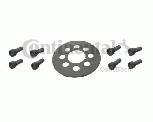 Set surub, disc curea-arbore cotit AUDI A6 Avant (4F5, C6) (2005 - 2011) CONTITECH MS25 piesa NOUA
