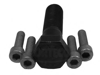 Set surub, disc curea-arbore cotit VW TRANSPORTER IV bus (70XB, 70XC, 7DB, 7DW, 7DK) (1990 - 2003) CORTECO 80001246 piesa NOUA