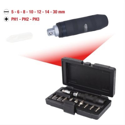 Set Surubelnite Manuale De Impact 1/2, 11 Pcs Ks Tools 515.1003