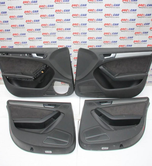 Set tapiterii usi cu alcantara Audi A5 2007-2011 8T3