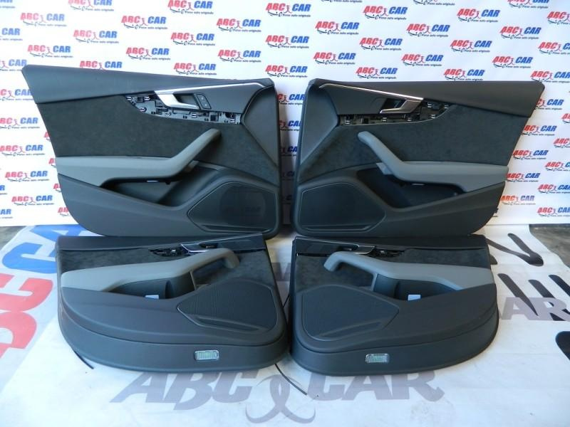 Set tapiterii usi piele alcantara Audi A4 2015-2019 8W2, B9