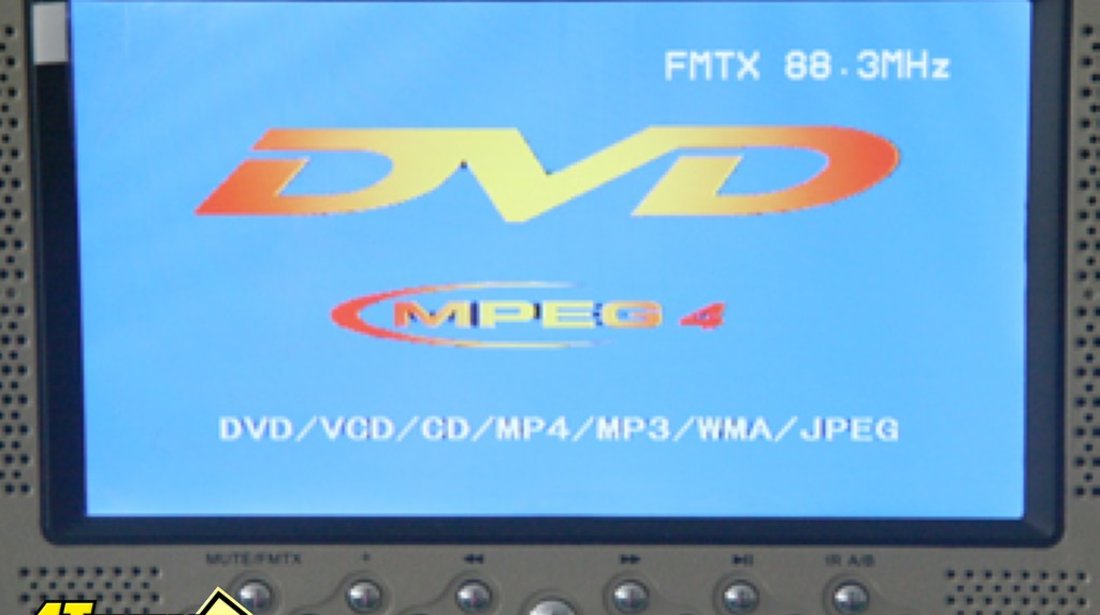 Set Tetiere Gri Cu Dvd Husa Usb Sd Divx Jocuri Modulator Fm Joystick Wireless