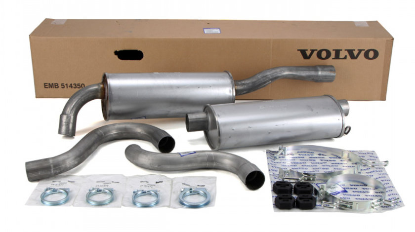 Set Tobe Esapament + Kit Montaj Tobe Esapament Oe Volvo 740 1990-1991 31392962 + 31372144