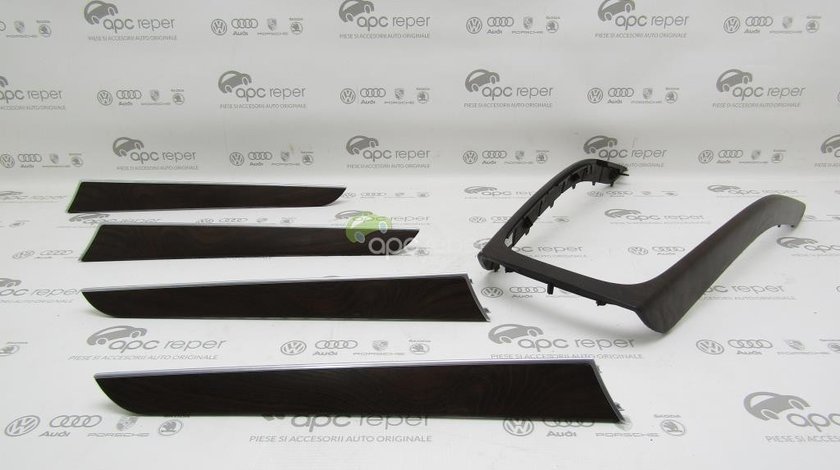 Set Trimuri / Ornamente Audi A5 8T / A4 B8 8K - Lemn mat (AJ3)