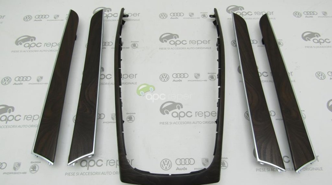 Set Trimuri / Ornamente Audi A5 8T / A4 B8 8K - Lemn mat (AJ3)