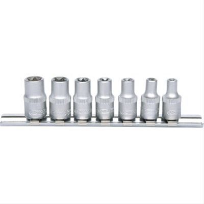 Set Tubulare 1/4 Profil Torxe 7 Pcs, E4e11 Ks Tools 911.4355