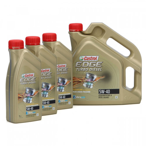Set Ulei Motor Castrol Edge Turbo Diesel Titanium 5W-40 4L 1535BA + 3 Buc Ulei Motor Castrol Edge Tu...