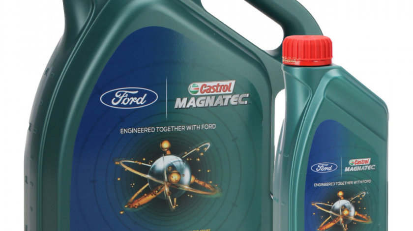 Set Ulei Motor Castrol Magnatec Ford 5W-30 A5 5L 15D5E8 + Ulei Motor Castrol Magnatec Ford 5W-30 A5 1L 15D5E6