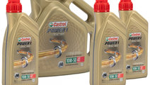 Set Ulei Motor Castrol Power 1 Racing 10W-50 4T 4L...