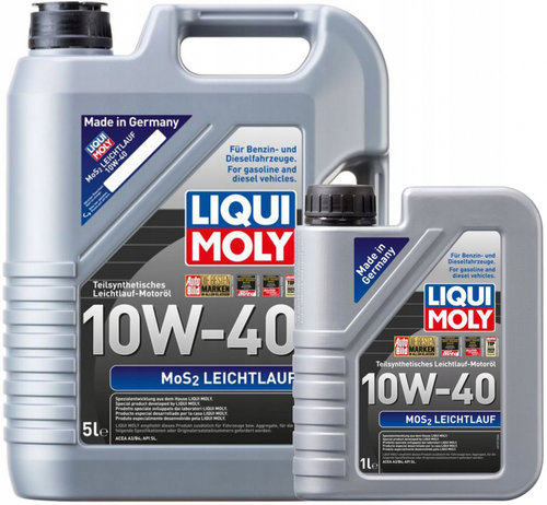 Set Ulei Motor Liqui Moly MOS2 Leichtlauf 10W-40 5L 2184 + Ulei Motor Liqui Moly MOS2 Leichtlauf 10W...