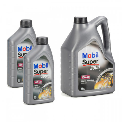 Set Ulei Motor Mobil Super 2000 10W-40 5L + 2 Buc Ulei Motor Mobil Super 2000 10W-40 1L