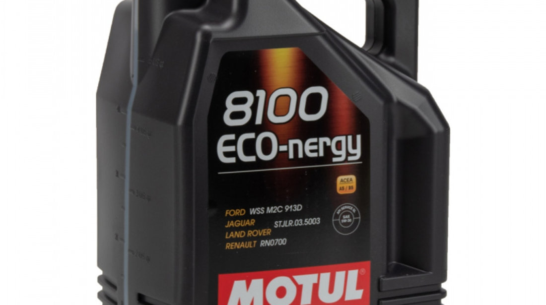 Set Ulei Motor Motul 8100 Eco-Nergy 5W-30 5L 102898 + 2 Buc Ulei Motor Motul 8100 Eco-Nergy 5W-30 1L 102782