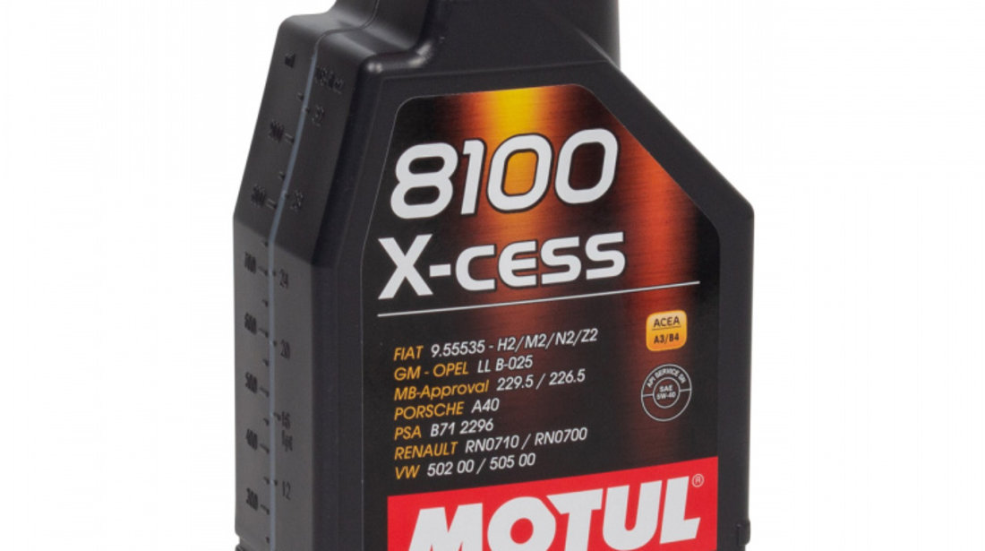 Set Ulei Motor Motul 8100 X-Cess 5W-40 5L 102870 + 3 Buc Ulei Motor Motul 8100 X-Cess 5W-40 1L 102784