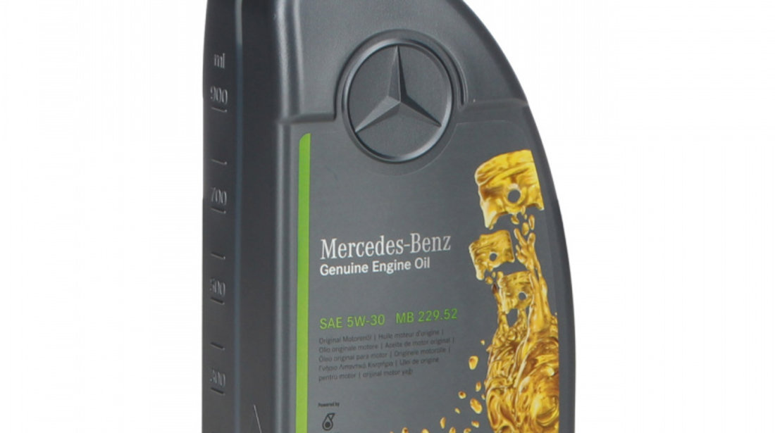 Set Ulei Motor Oe Mercedes-Benz 229.52 5W-30 5L A000989700613AMEE + Ulei Motor Oe Mercedes-Benz 229.52 5W-30 1L A000989700611AMEE