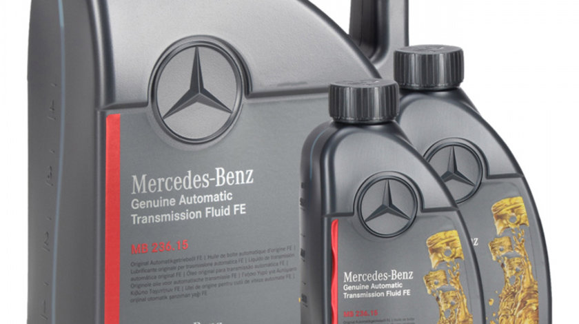 Set Ulei Transmisie Automata Oe Mercedes-Benz 236.15 5L A000989690513AULW + 2 Buc Ulei Transmisie Automata Oe Mercedes-Benz 236.15 1L A000989690511ADNE