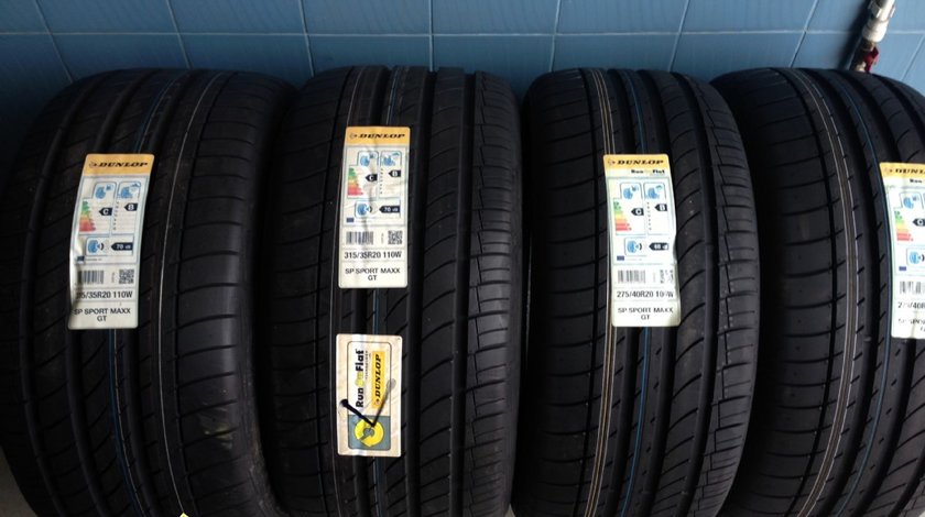 Set x5 x6 315/35R20 cu 275/40R20 Dunlop de vara noi