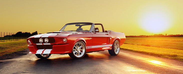 Shelby GT500CR Convertible - 780 CP intr-un ambalaj retro si exclusivist