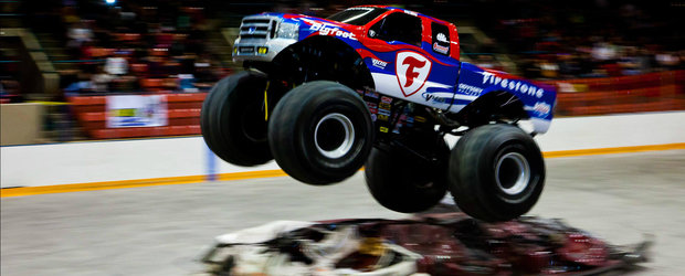 Show-ul MONSTER X TRUCK din America ajunge la Bucuresti pe 30 mai!