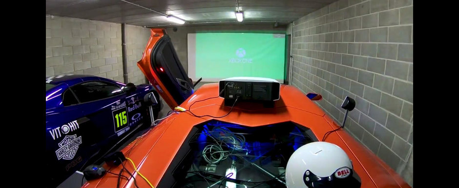 Si-a transformat masina de 700 CP in maneta pentru Xbox. Acum joaca toate simulatoarele auto dintr-un Lambo Aventador! Si-a transformat masina de 700 CP in maneta pentru Xbox. Acum joaca toate simulatoarele auto dintr-un Lambo Aventador!