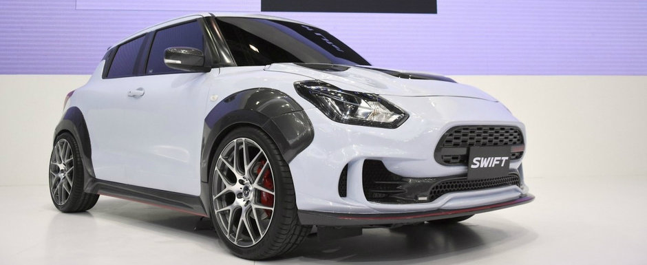 Si-au dat frau liber imaginatiei si au venit cu acest concept. Asa ar arata un hot hatch bazat pe Suzuki Swift Sport