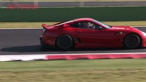 Si mai multa actiune cu Ferrari 599 XX!