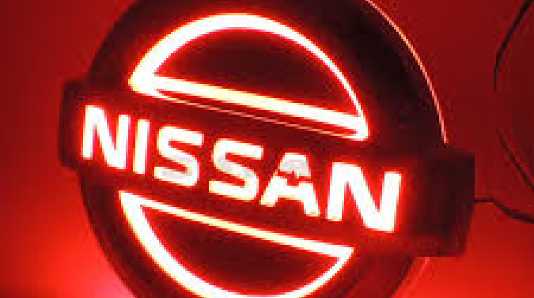 Sigla iluminata led roșu Nissan Sigla logo Primera Juke qashqai X-trail emblema