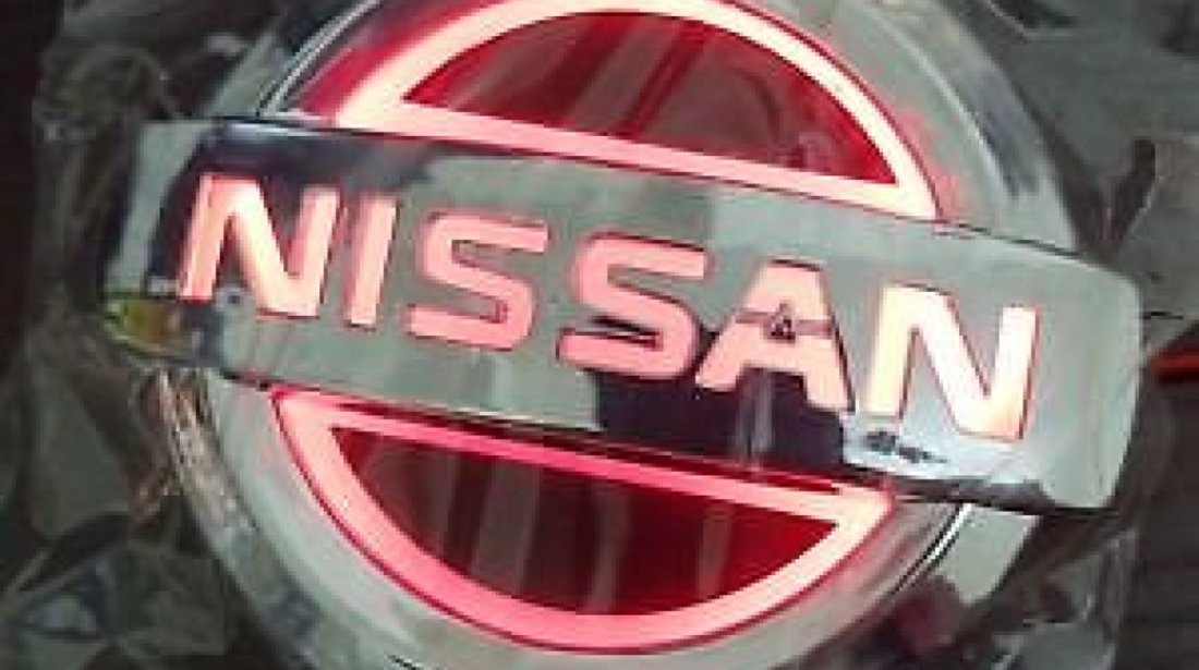 Sigla iluminata led roșu Nissan Sigla logo Primera Juke qashqai X-trail emblema