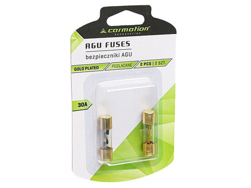 Siguranțe Din Sticlă Agu 10,3x38 Mm, 30a, Placate Cu Aur, 2 Buc. Carmotion 63660