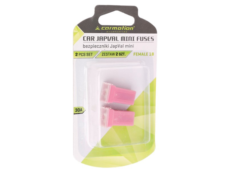 Siguranțe Japval Mini Femei 18, 30a, 2 Buc Carmotion 86267