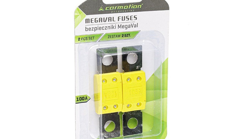 Siguranțe Megaval, 100a, 2 Buc Carmotion 63632