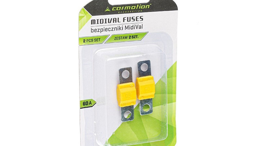 Siguranțe Midival, 60a, 2 Buc Carmotion 63625