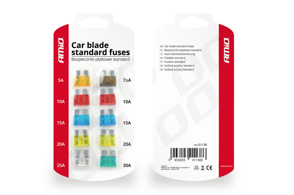 Siguranță Standard 10 Puncte Blister Amio 01138