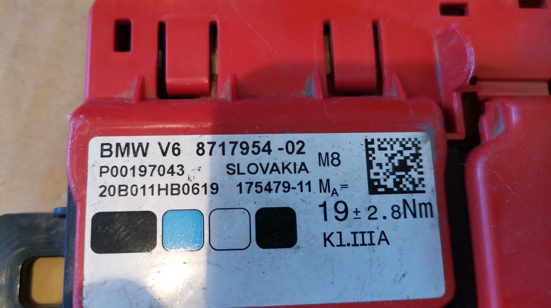 Siguranta borna baterie BMW X5 G05 (2018-2020) cod 8717954