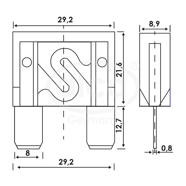 SIGURANTA FUZIBILA MAXI 30A 663000 ALCA