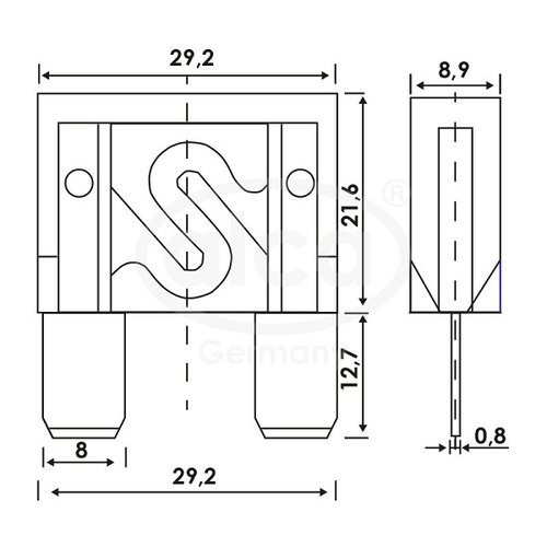 SIGURANTA FUZIBILA MAXI 30A 663000 ALCA