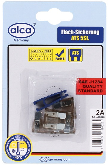 Sigurante Fuzibile Alca 2A Set 5 Buc 690020
