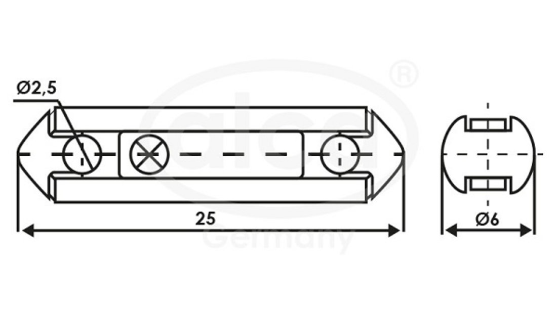 Sigurante Fuzibile Cilindrice 5a Set 100 Buc Alca 681000