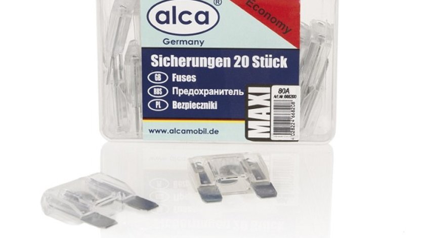 SIGURANTE FUZIBILE MAXI 80A SET 20 BUC ALCA 668 200 <br>