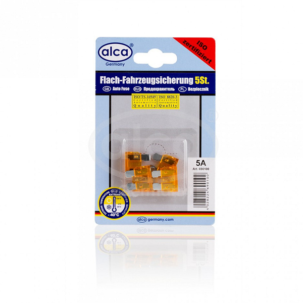 SIGURANTE FUZIBILE STANDARD 5A SET 5 BUC 690100 ALCA