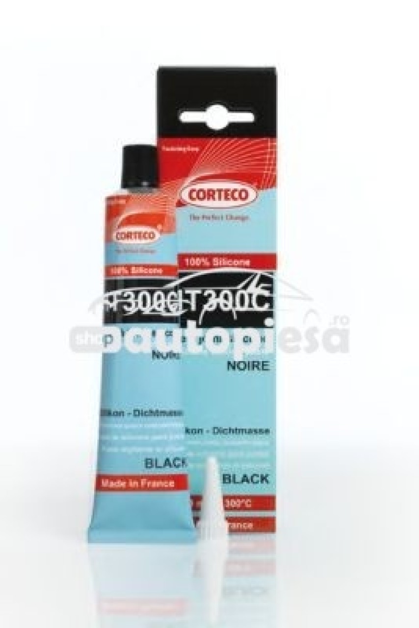 Silicon etansare negru rezistent la 300 grade CORTECO 80 ML HT300C piesa NOUA