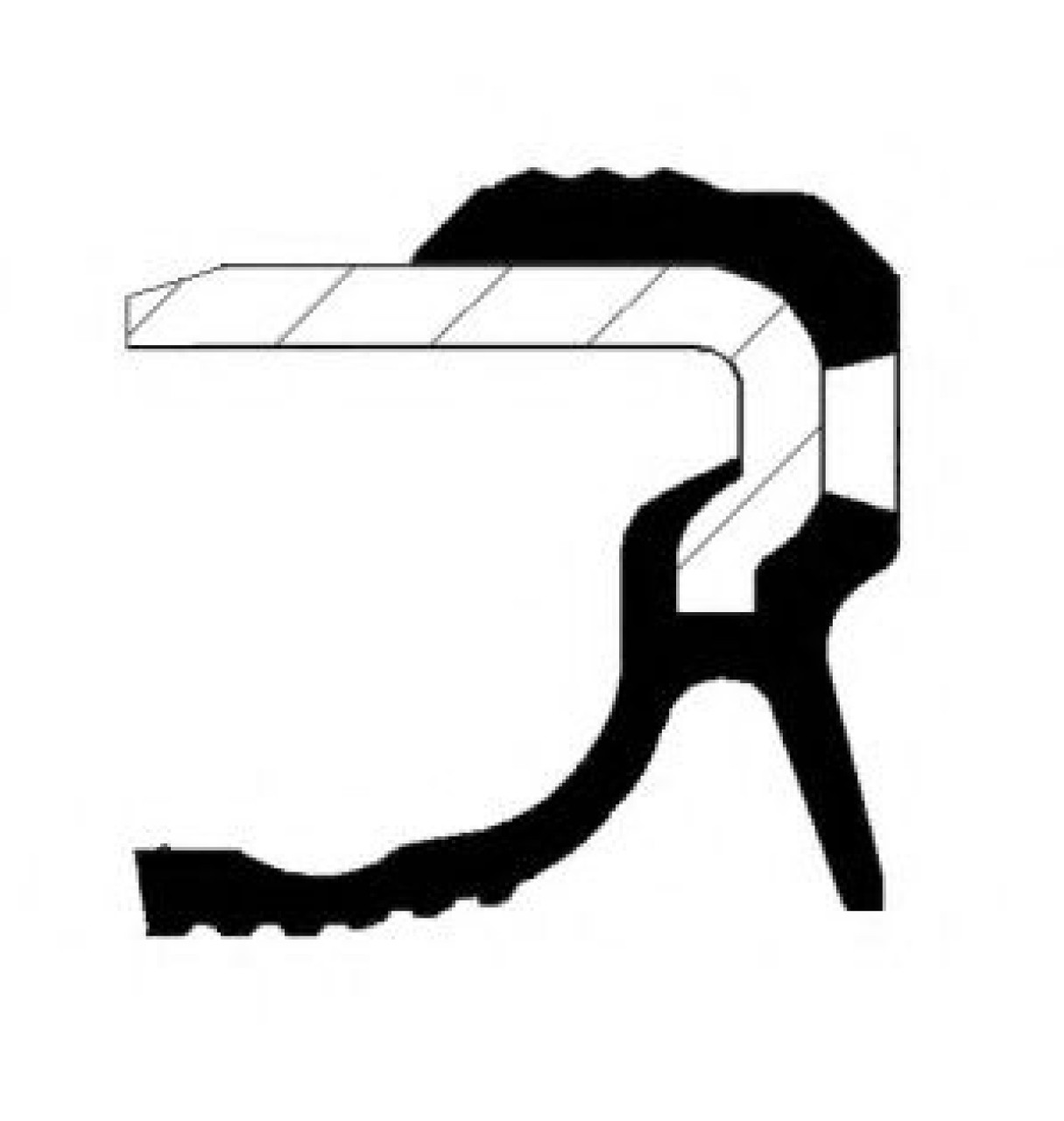 Simering, arbore cotit BMW Seria 1 (F20) (2010 - 2016) CORTECO 19036885B piesa NOUA