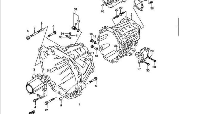 Simering spate cutia viteze Suzuki Grand Vitara II (poz.20) SUZUKI OE 2477267J00
