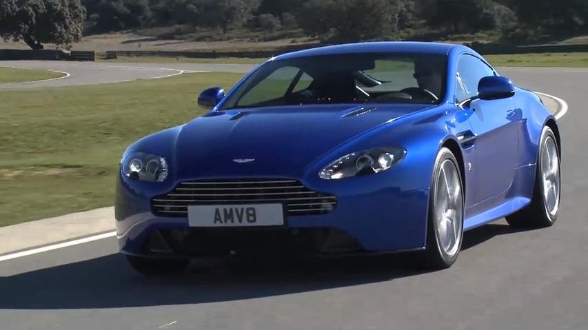 Simfonia unui motor V8 - Aston Martin Vantage S