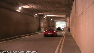 Simfonie Ferrari in tunel