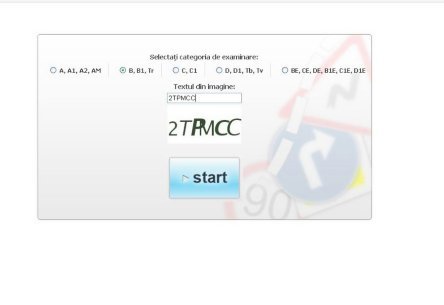 Simulare examen auto online - Pas cu pas