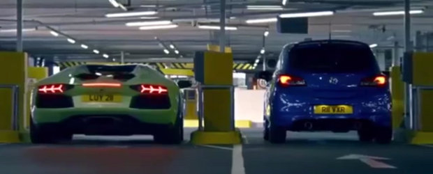 Singura confruntare in care un Opel Corsa e mai rapid ca un Lamborghini Aventador