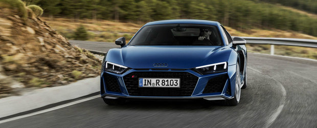 Singurul supercar de la AUDI a primit un facelift. Noul R8 are un nume nou si mai multa putere ca oricand