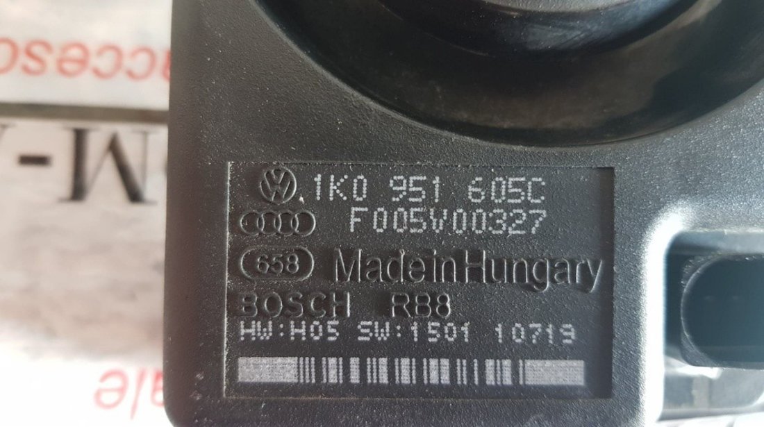 Sirena alarma Audi A1 8X cod piesa : 1K0951605C